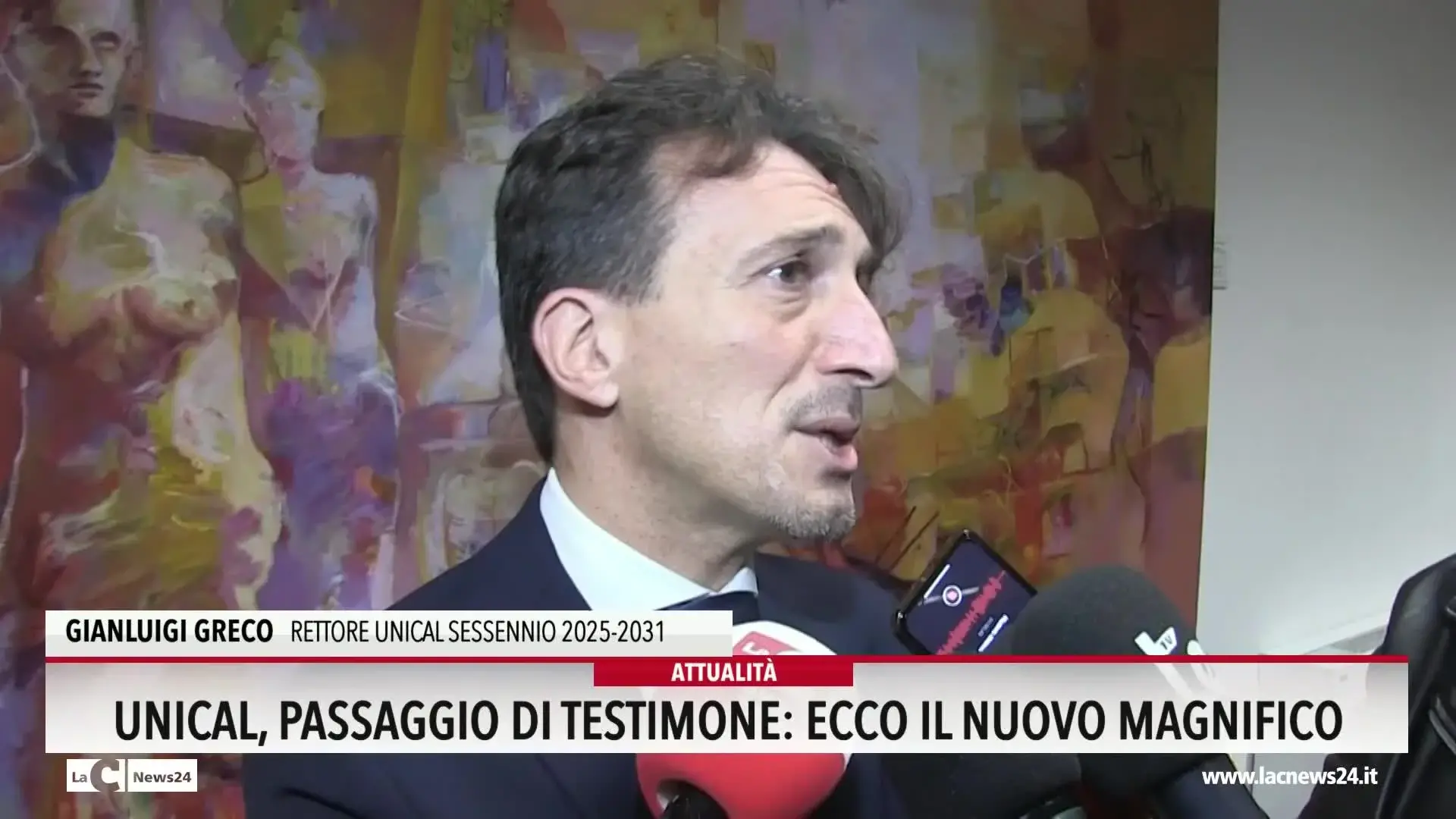 Unical, passaggio di testimone: ecco il nuovo magnifico