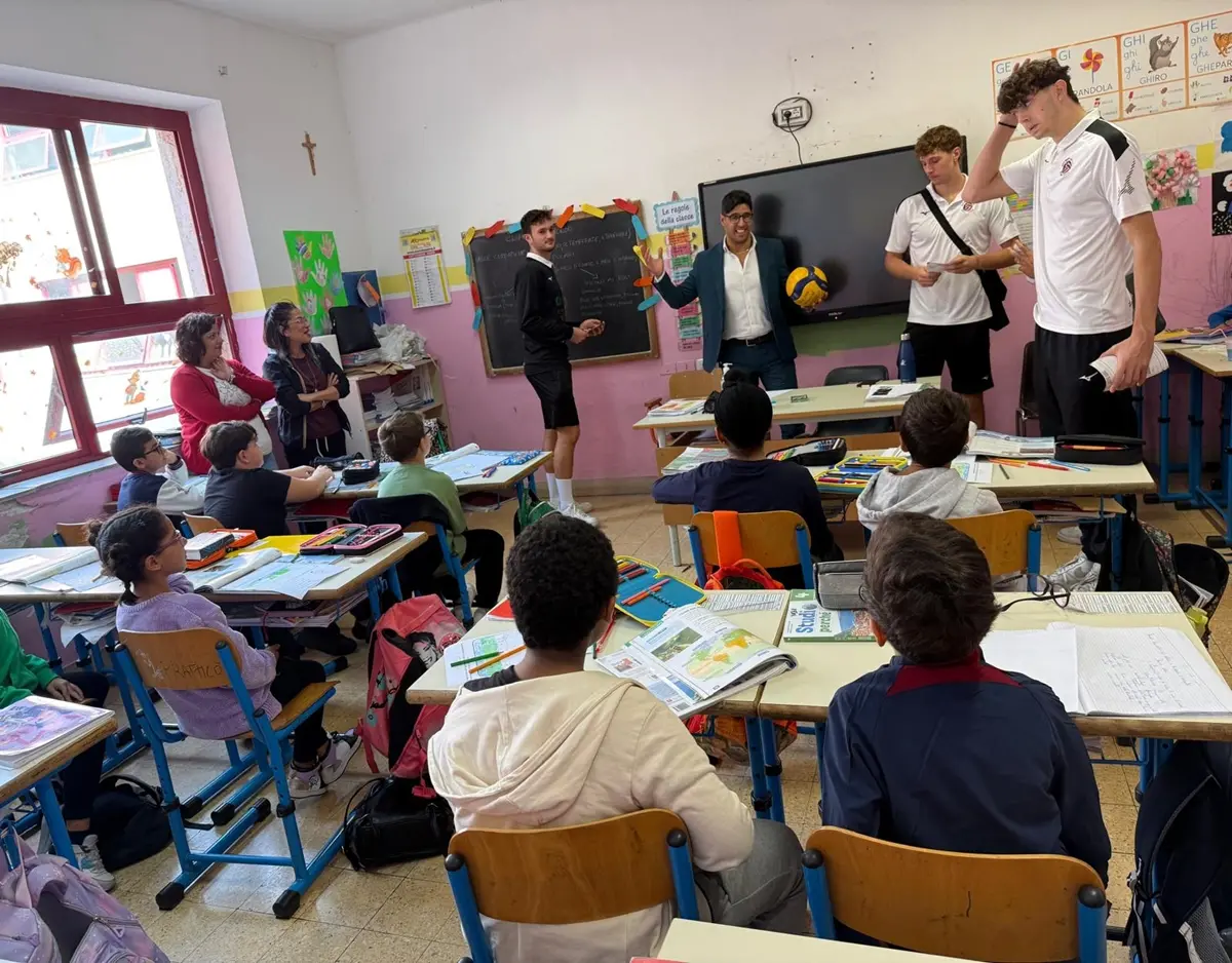 La Domotek Volley Reggio incontra gli alunni dell’ic Galluppi – Collodi – Bevacqua – Alvaro\n