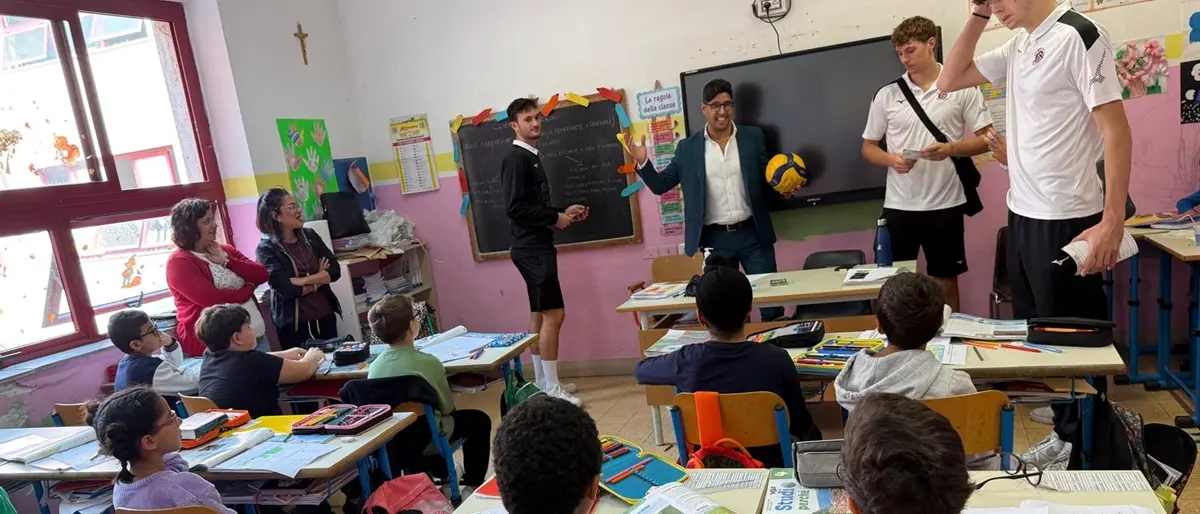 La Domotek Volley Reggio incontra gli alunni dell’ic Galluppi – Collodi – Bevacqua – Alvaro\n