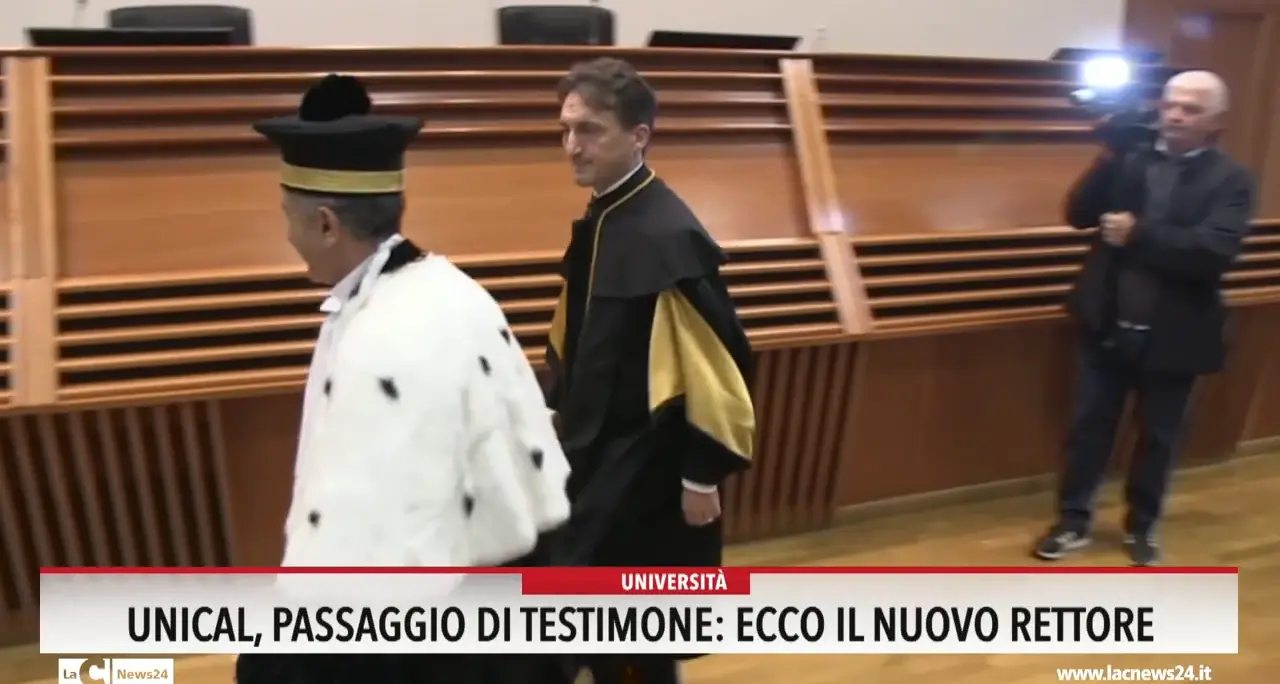 Unical, passaggio di testimone: ecco il nuovo rettore