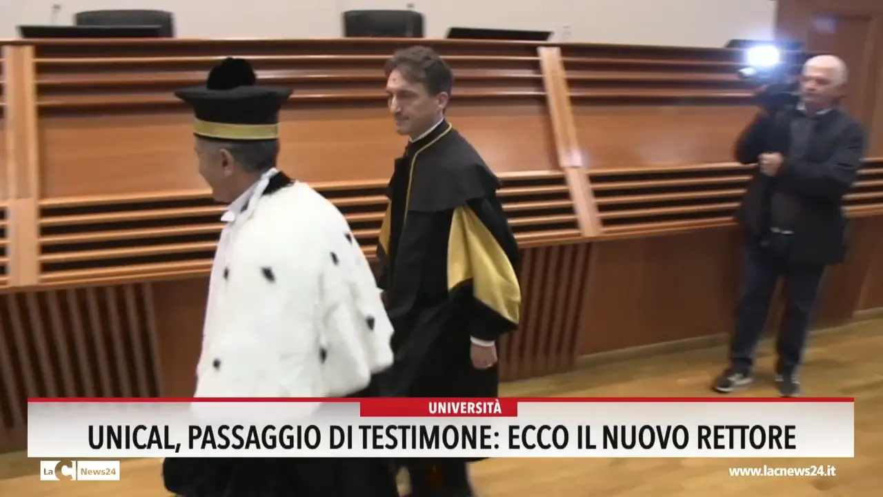 Unical, passaggio di testimone: ecco il nuovo rettore