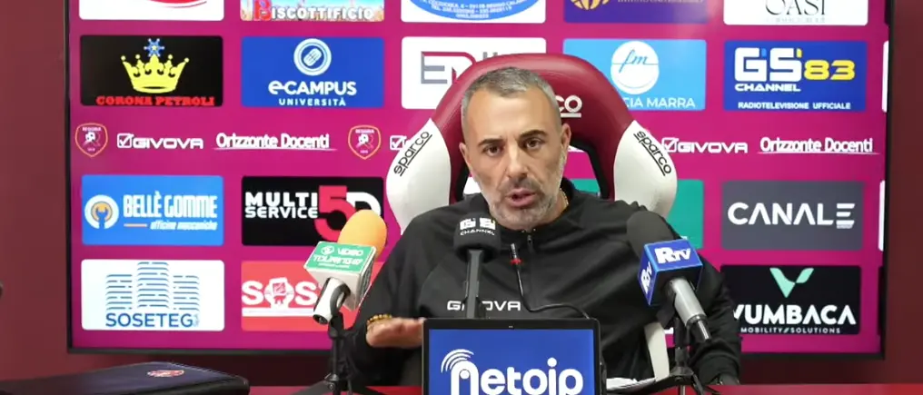 Verso Reggina-Nuova Igea Virtus, Torrisi: «Non è gara da dentro o fuori, lotteremo fino all’ultimo secondo»\n