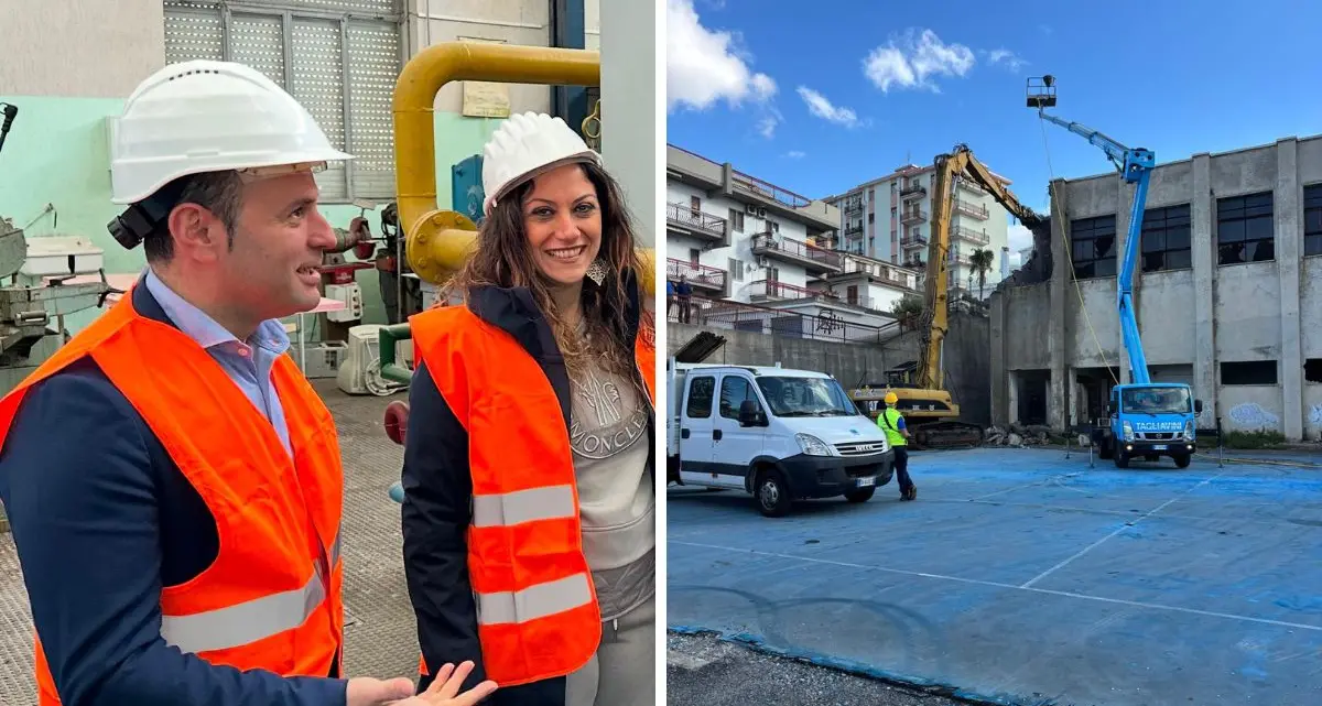 Paola, dopo 30 anni demolita la vecchia palestra: nascerà un nuovo spazio per studenti e sport\n