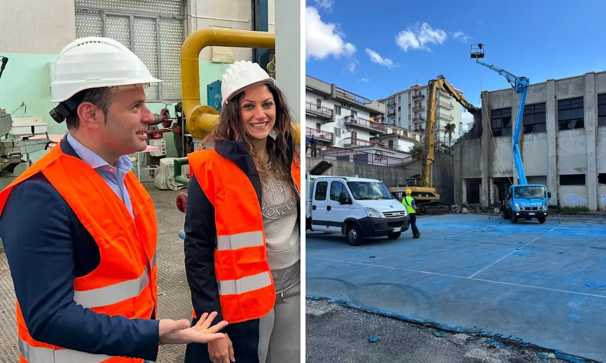 Paola, dopo 30 anni demolita la vecchia palestra: nascerà un nuovo spazio per studenti e sport\n