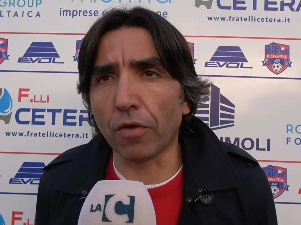 Rossanese, Abbruzzese duro dopo il ko col Trebisacce: «Prestazione vergognosa, i colpevoli sono i giocatori»