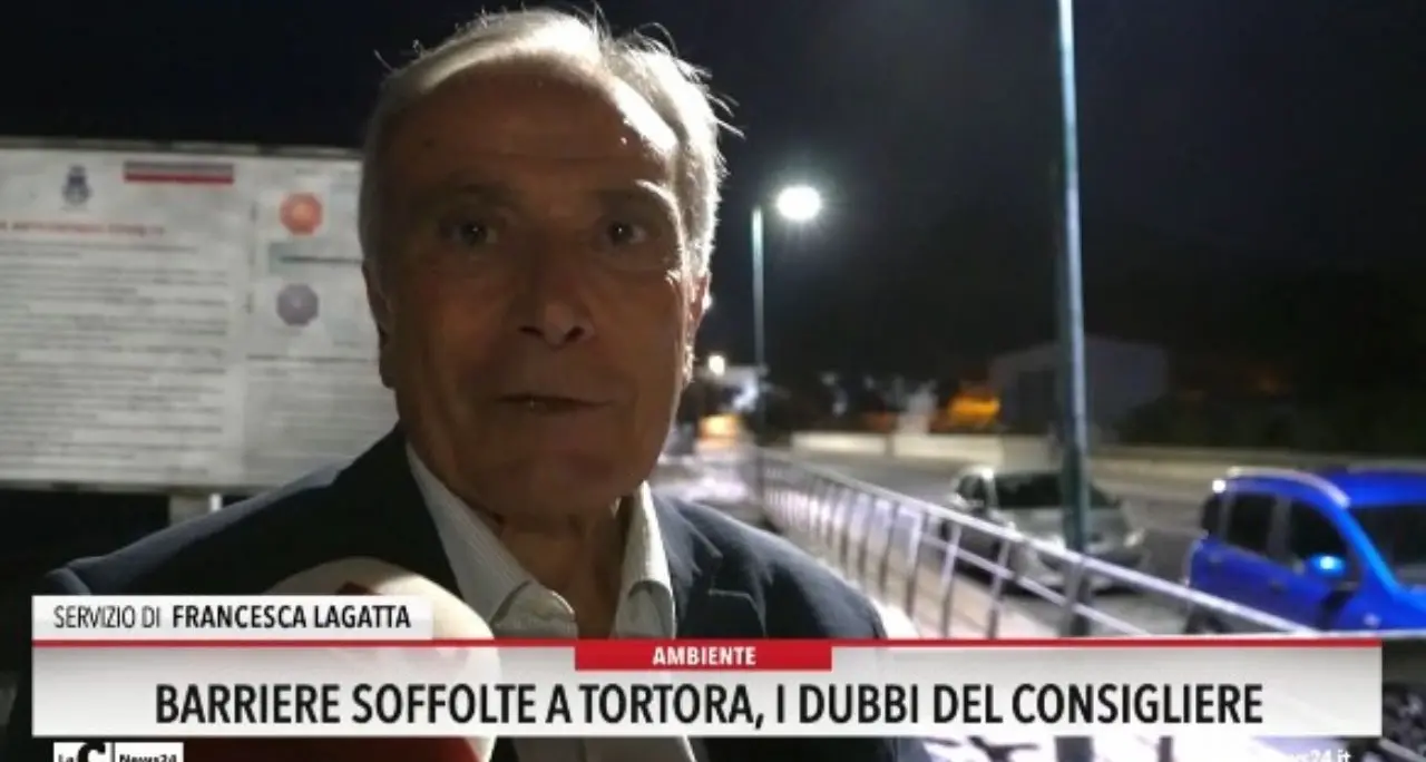 Barriere soffolte a Tortora, i dubbi del consigliere
