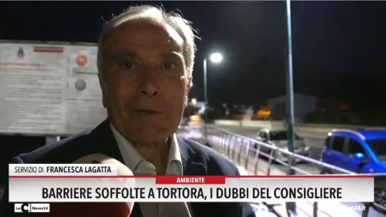 Barriere soffolte a Tortora, i dubbi del consigliere