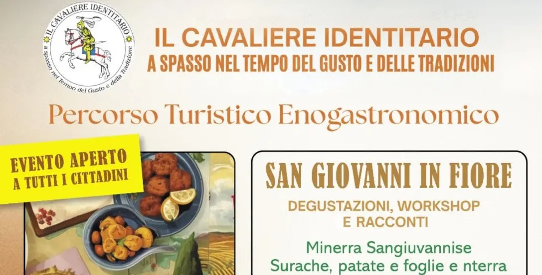 Cibo e tradizioni da riscoprire, nel Cosentino arriva il “Cavaliere identitario”
