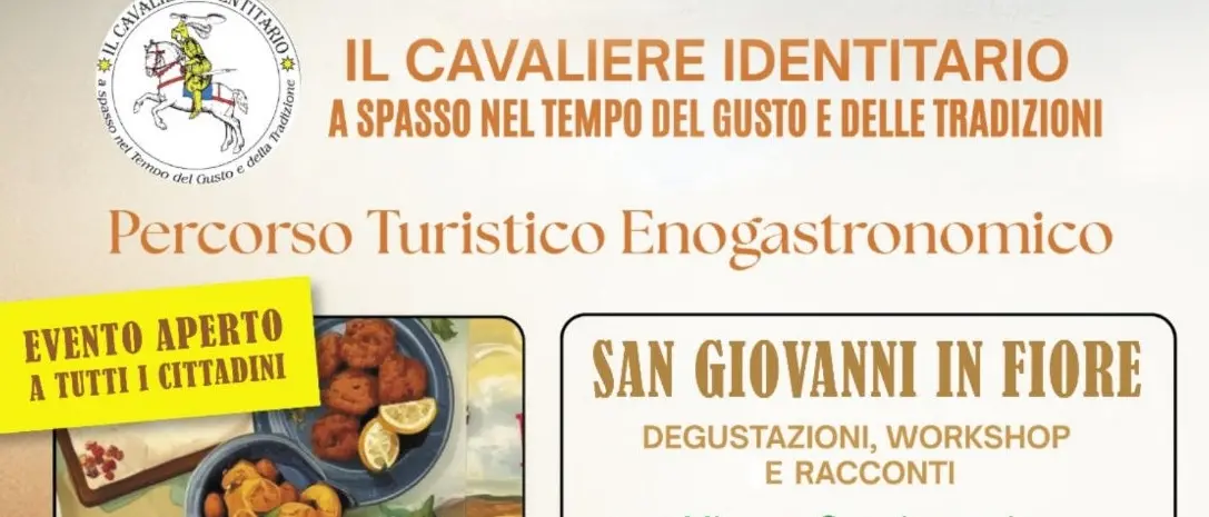 Cibo e tradizioni da riscoprire, nel Cosentino arriva il “Cavaliere identitario”