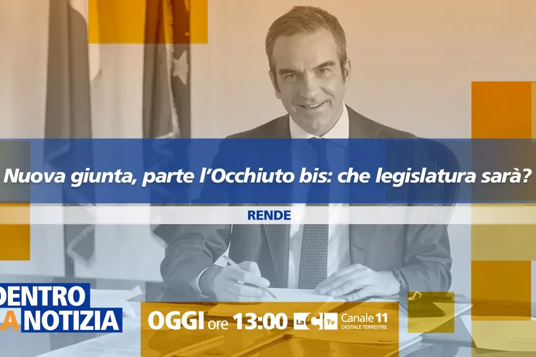 Nuova giunta, parte l’Occhiuto bis: che legislatura sarà? Focus a Dentro la notizia\n