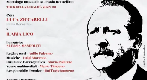 All’Unical va in scena “Chiamami Paolo”, tributo a Borsellino e alla forza della legalità