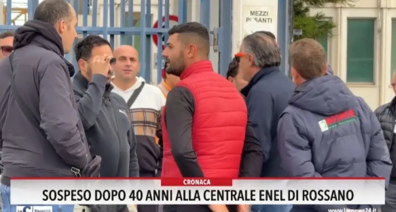 Sospeso dopo 40 anni alla centrale Enel di Rossano