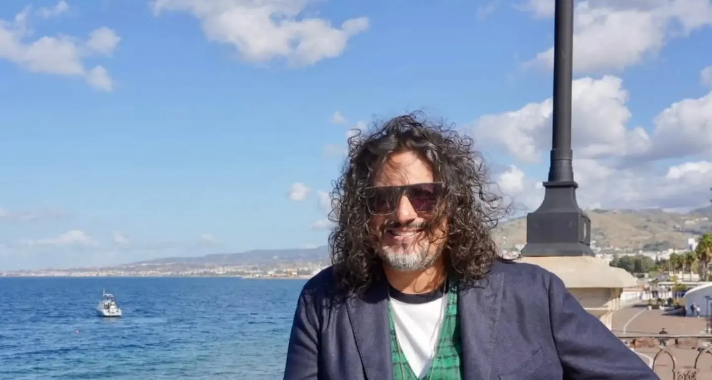 Alessandro Borghese a Reggio Calabria per girare una puntata del programma 4 Ristoranti