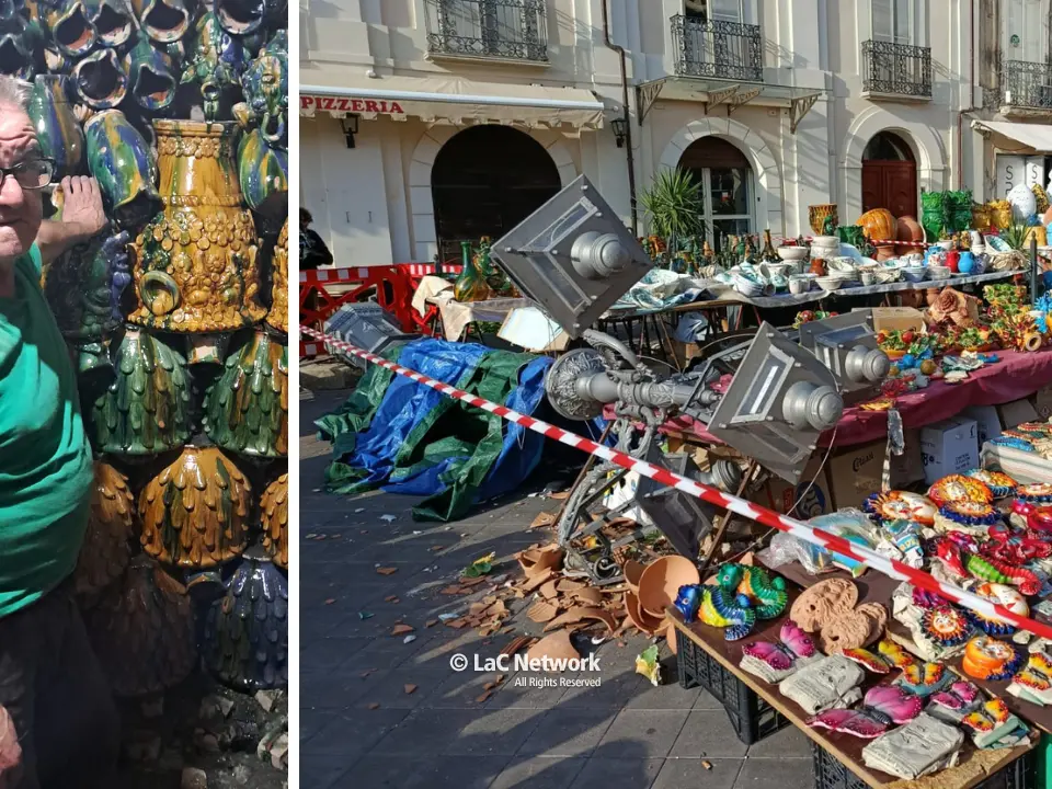 Pizzo, l’artigiano travolto da un lampione ha subito l’amputazione del pollice e lesioni ai polmoni