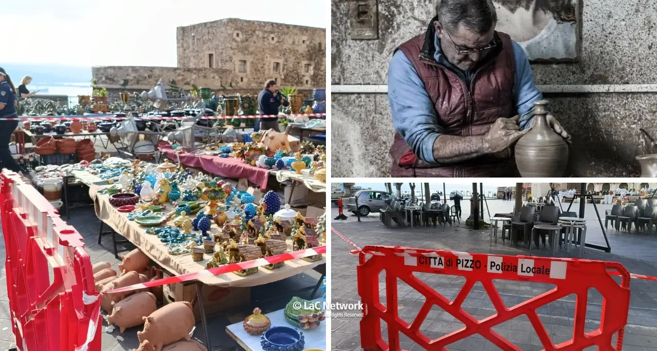 Pizzo, amputazione di un pollice e lesioni ai polmoni per l’artigiano travolto da un lampione