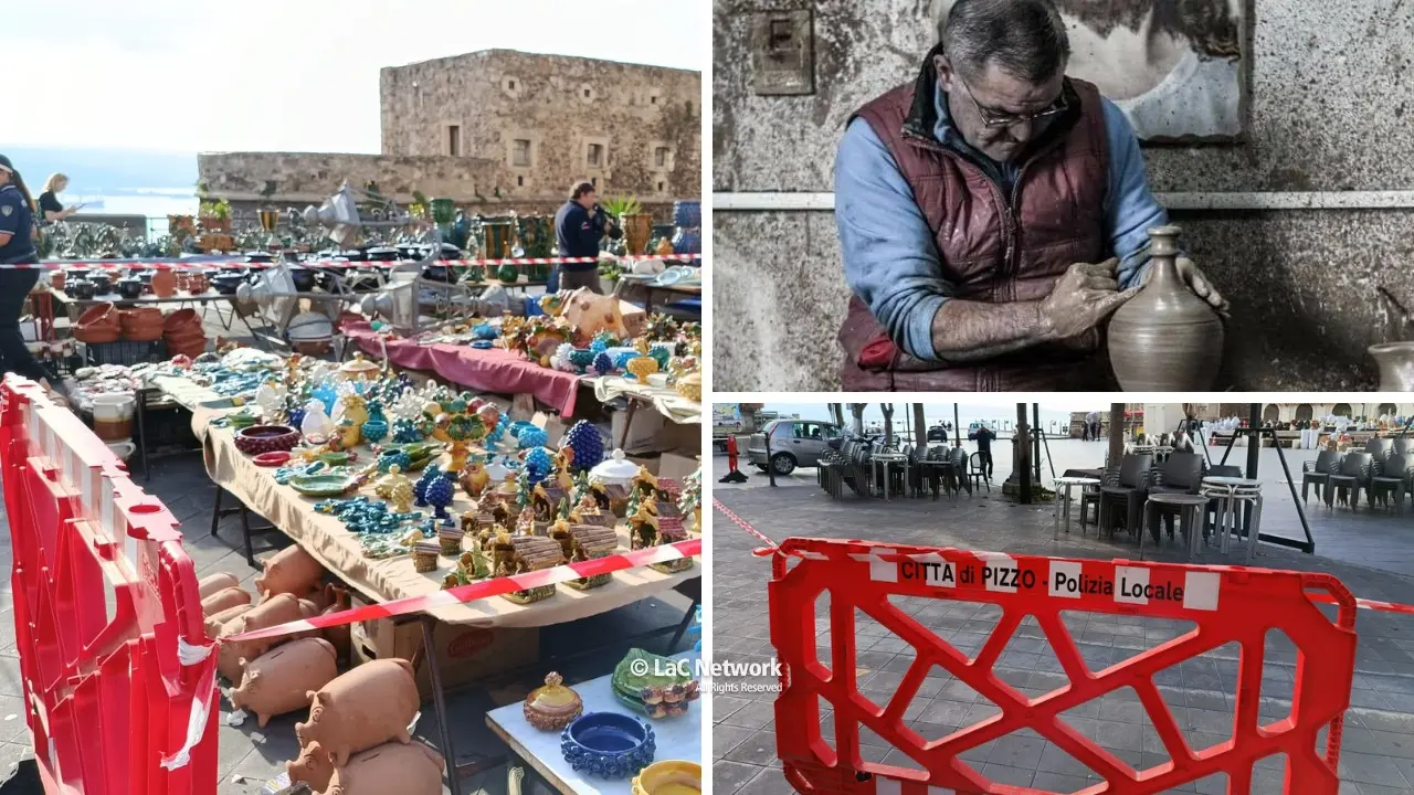 Pizzo, amputazione di un pollice e lesioni ai polmoni per l’artigiano travolto da un lampione