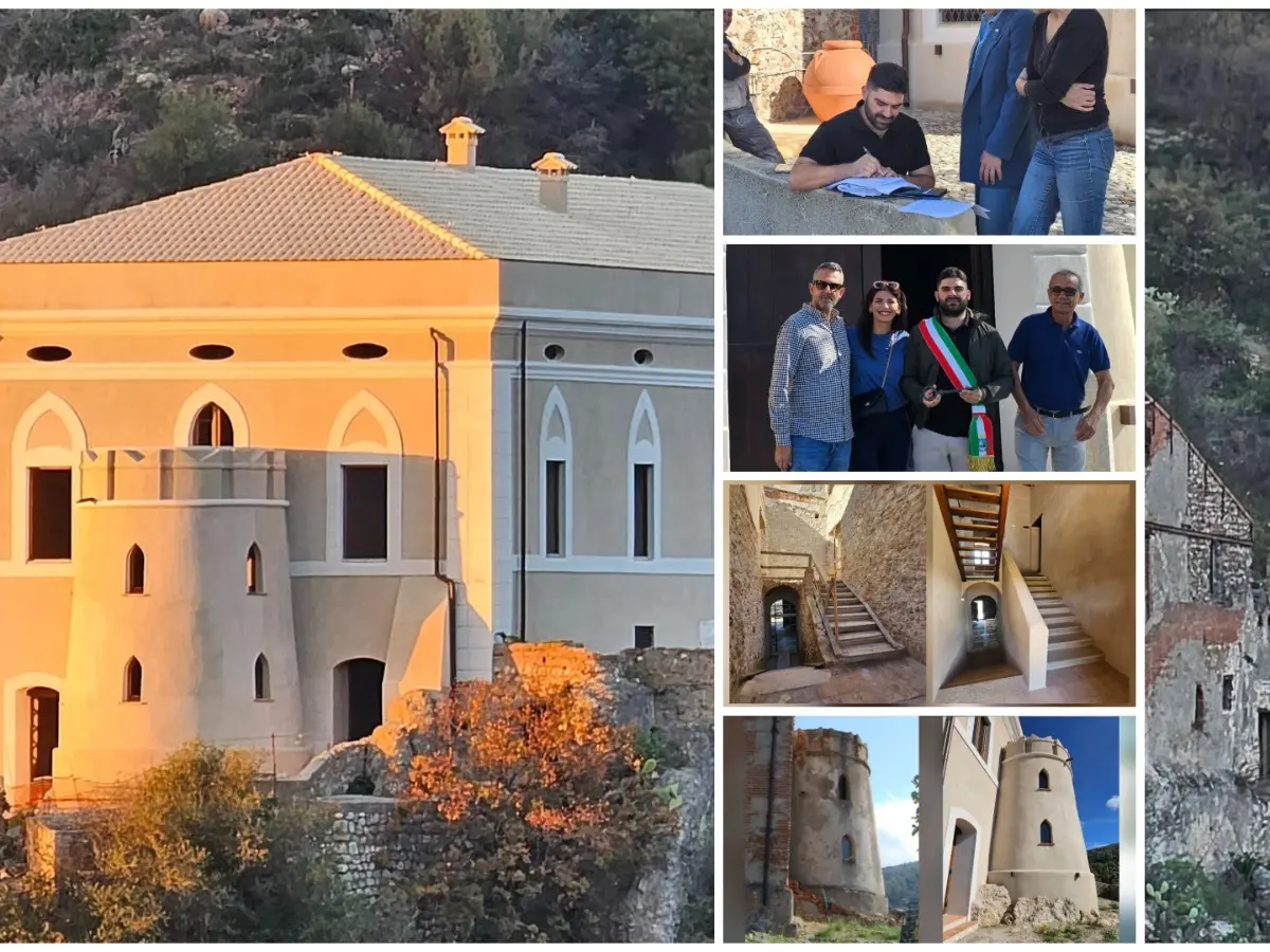 Il Castello di Palizzi torna a vivere: consegnati i lavori, il borgo si prepara alla rinascita