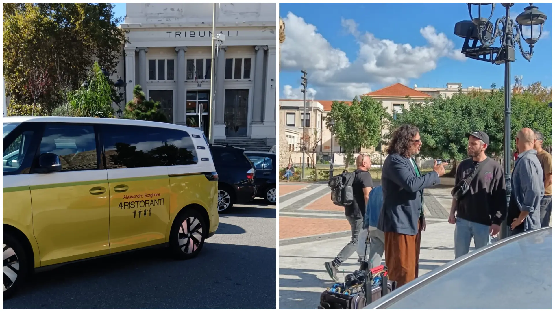 Alessandro Borghese a Reggio per “4 Ristoranti”: bagno di folla e selfie in centro tra il Castello ed il Lungomare\n