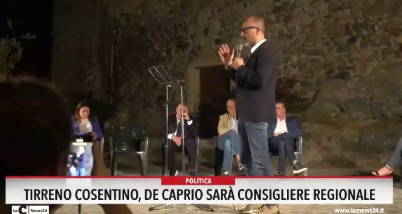 Tirreno cosentino, De Caprio sarà consigliere regionale