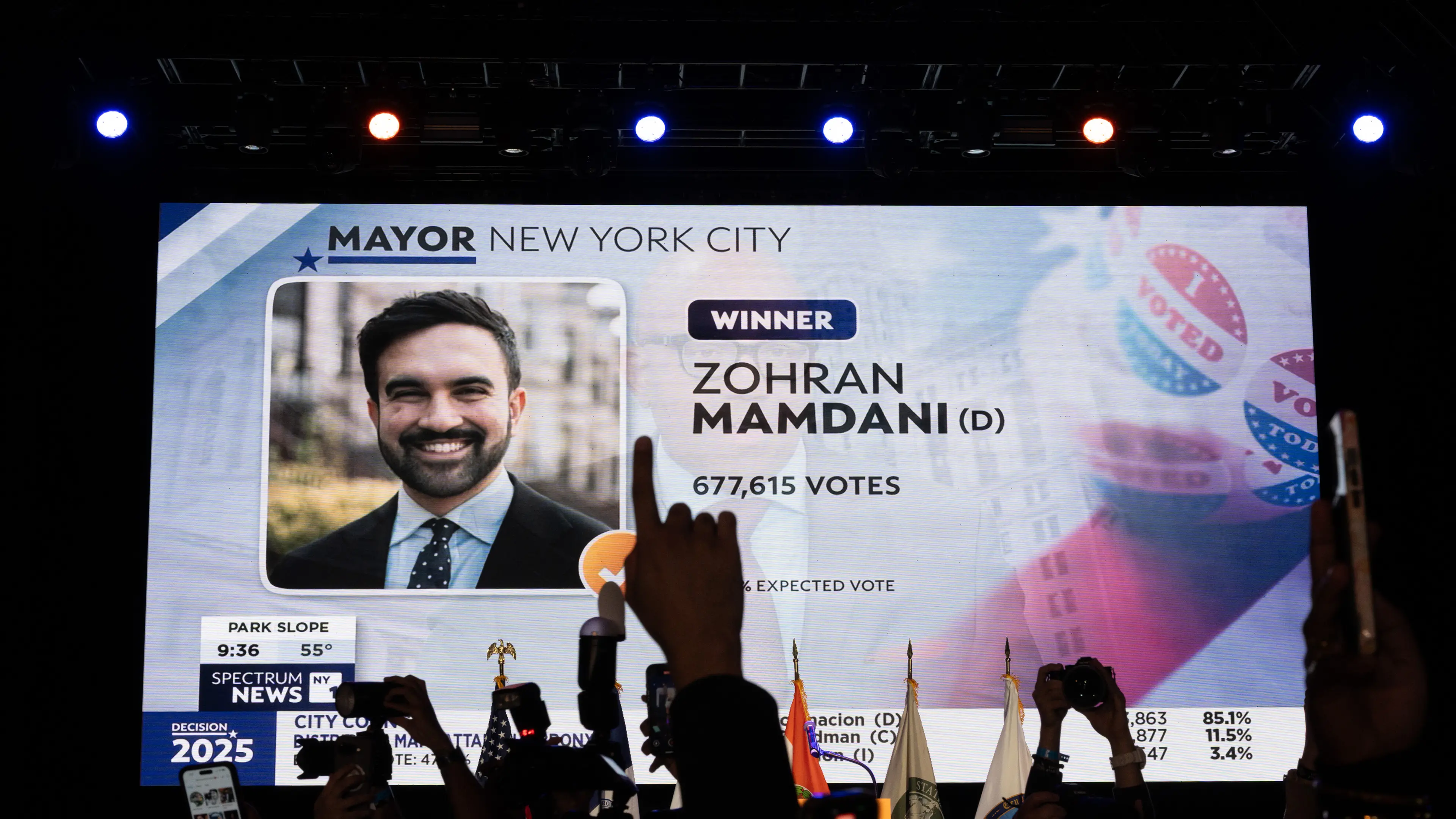 <p>Una delle manifestazioni elettorali di Mamdani a New York</p>\\n , Cristina Matuozzi/Sipa USA