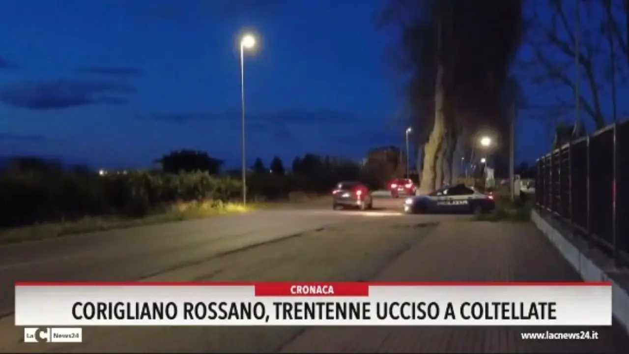 Corigliano Rossano, trentenne ucciso a coltellate