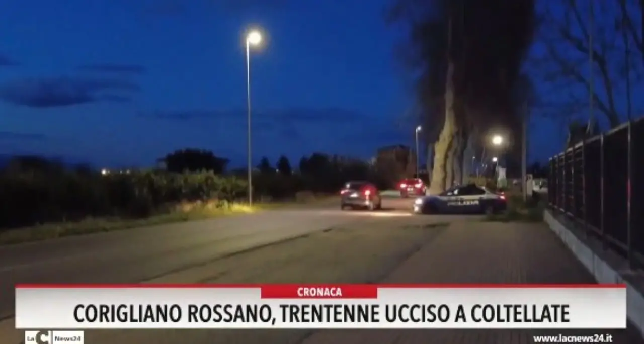 Corigliano Rossano, trentenne ucciso a coltellate