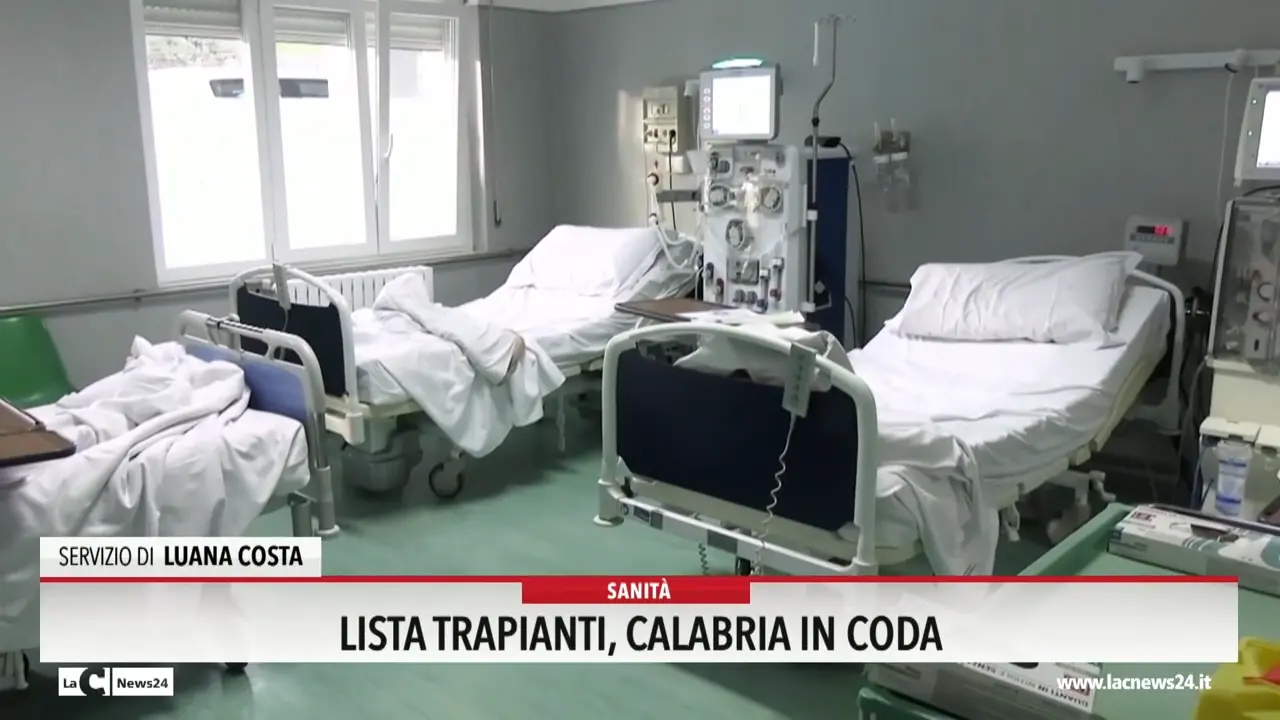 Lista trapianti, Calabria in coda