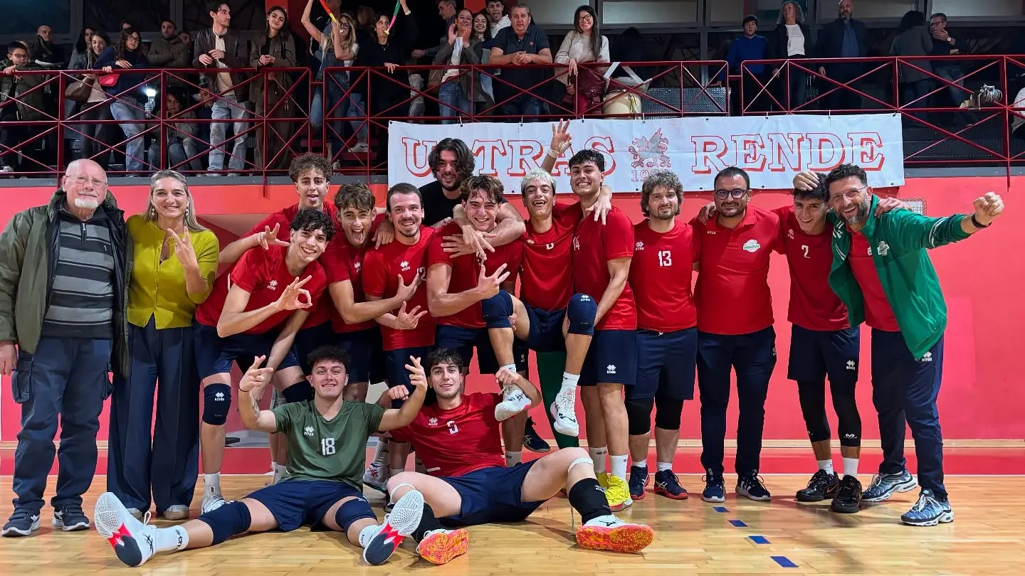 Nella foto, la compagine dell\\u2019Innova Volley dopo la vittoria sulla Pallavolo Milani