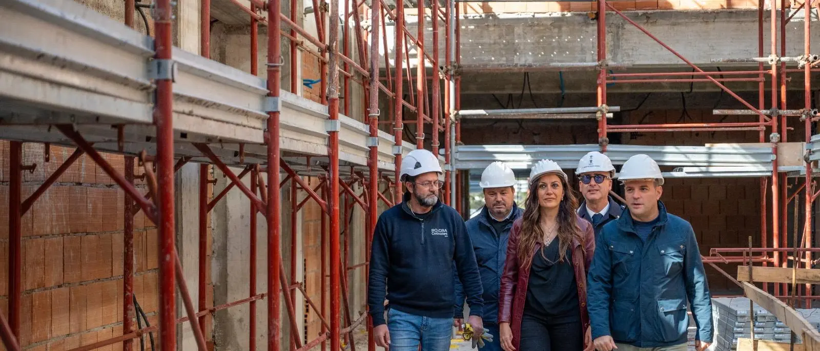 Succurro in sopralluogo alla palestra del Liceo scientifico e al nuovo Istituto agrario\n