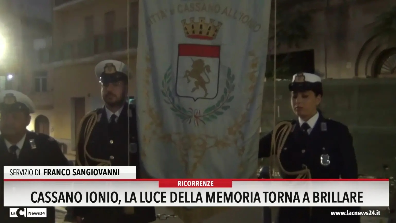 Cassano Ionio, la luce della memoria torna a brillare