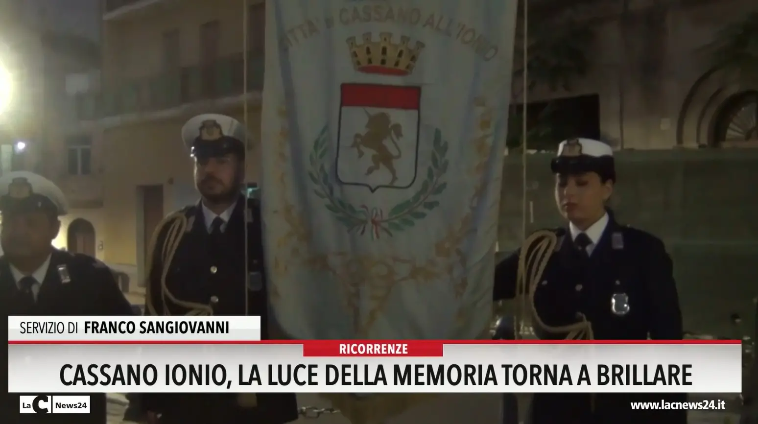 Cassano Ionio, la luce della memoria torna a brillare