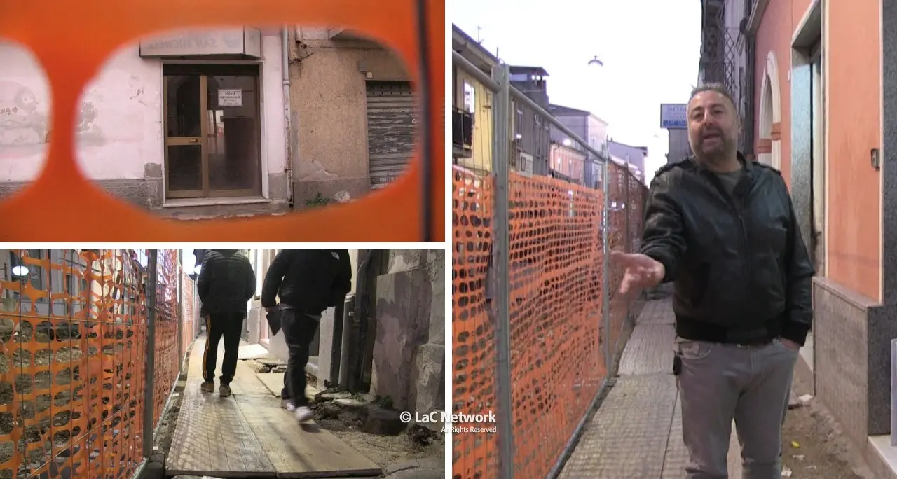 A Vibo commercianti prigionieri dei cantieri, a rischio anche il secondo Natale: «È un disastro, siamo allo stremo»\n\u00A0\n