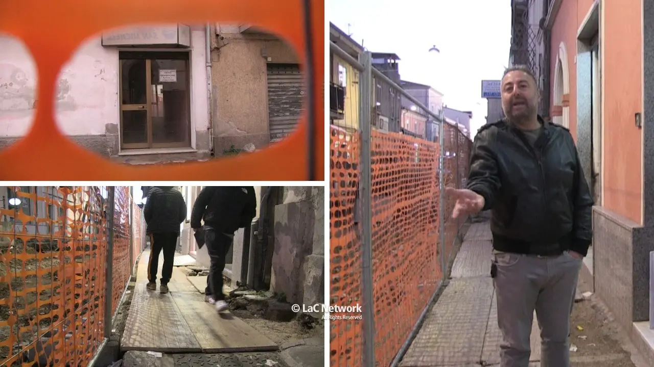 A Vibo commercianti prigionieri dei cantieri, a rischio anche il secondo Natale: «È un disastro, siamo allo stremo»\n\u00A0\n