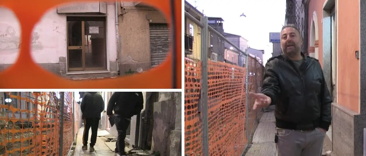 A Vibo commercianti prigionieri dei cantieri, a rischio anche il secondo Natale: «È un disastro, siamo allo stremo»\n\u00A0\n