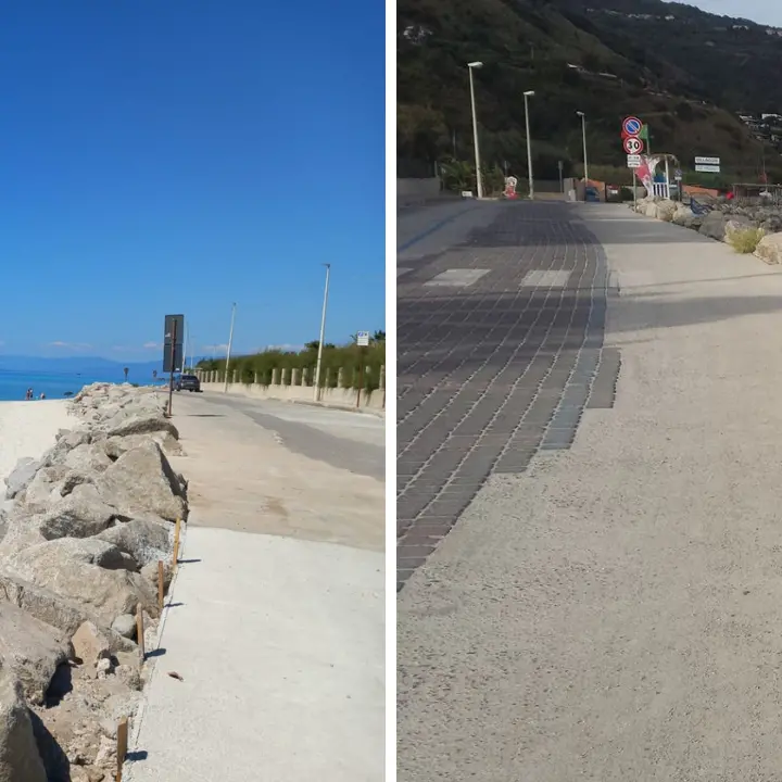 Lungomare di Zambrone, partiti i lavori. Il sindaco L’Andolina: «L’opera più importante mai realizzata»\n