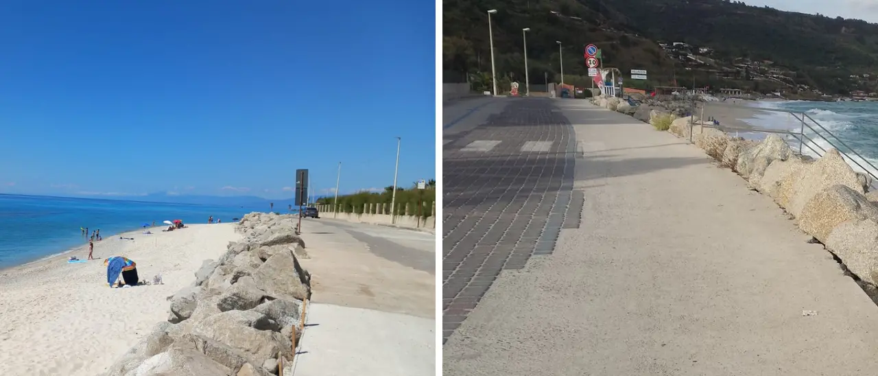 Lungomare di Zambrone, partiti i lavori. Il sindaco L’Andolina: «L’opera più importante mai realizzata»\n