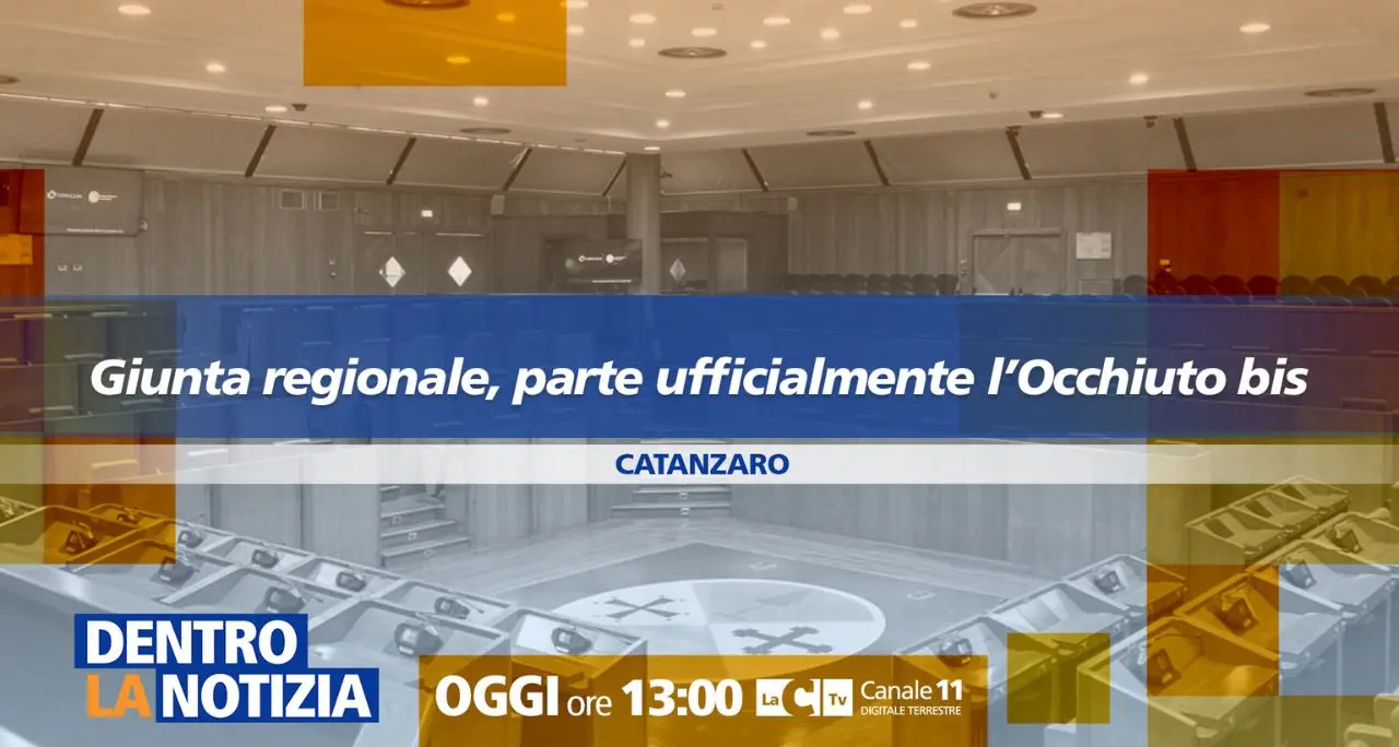 La nuova Giunta regionale all’esordio: a Dentro la Notizia il racconto in tempo reale con le voci dei protagonisti\n