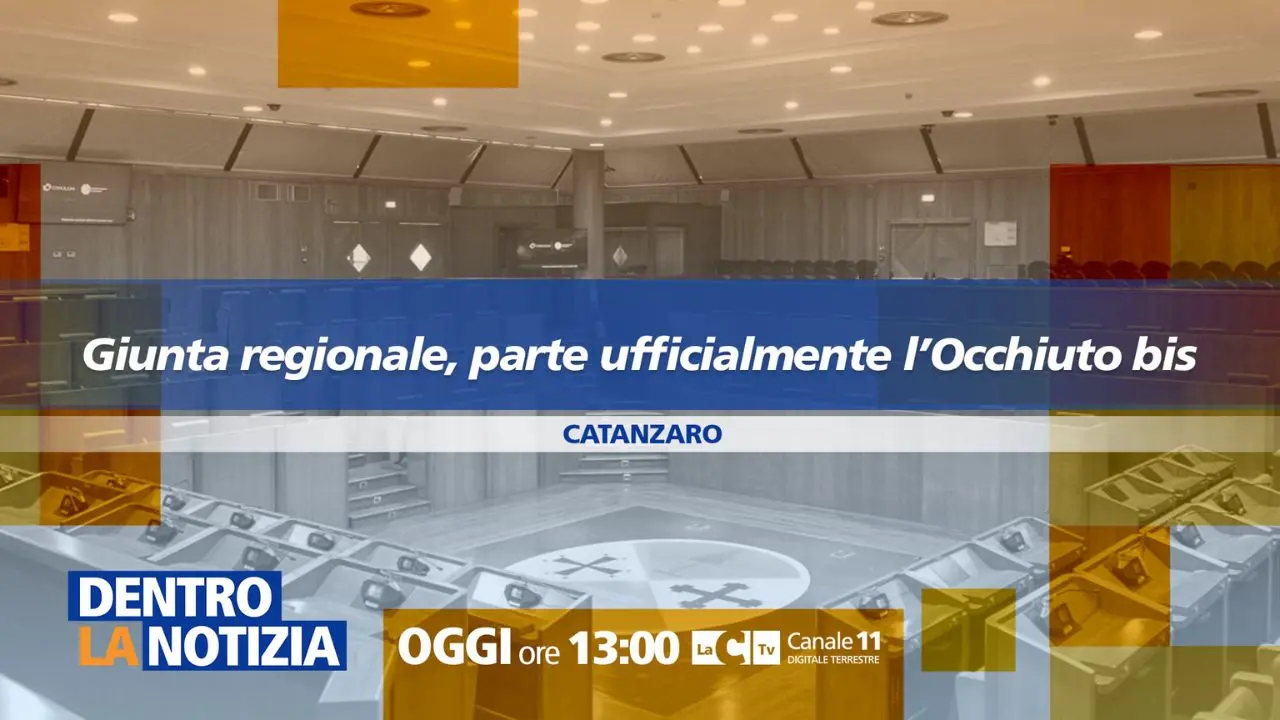 La nuova Giunta regionale all’esordio: a Dentro la Notizia il racconto in tempo reale con le voci dei protagonisti\n