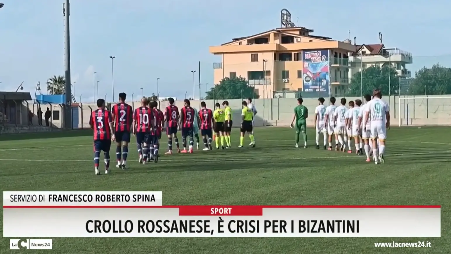 Eccellenza, crollo Rossanese e crisi per i bizantini