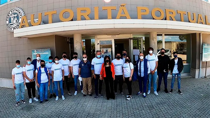 Il Nautico Petrucci di Catanzaro in visita all’Autorità Portuale di Gioia Tauro (VIDEO)