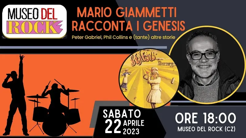 Museo del Rock, Giammetti e la storia del mito Genesis