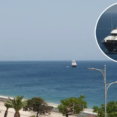 Il 'Checkmate' a Lido: yacht di lusso fuori dal porto di Catanzaro
