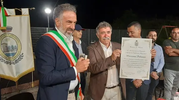 Massimo Palanca cittadino onorario del Comune di Amato