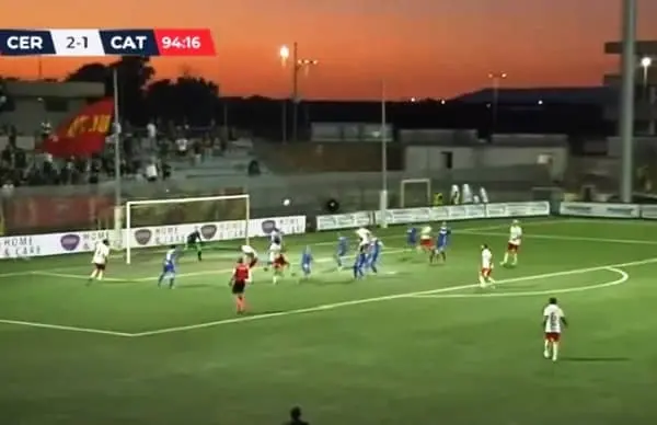 Aquile frenate dal Cerignola, punto in extremis - VIDEO