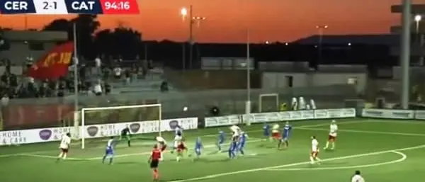 Aquile frenate dal Cerignola, punto in extremis - VIDEO