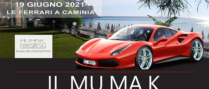 Il MU.MA.K si tinge di rosso: arrivano le Ferrari a Caminia