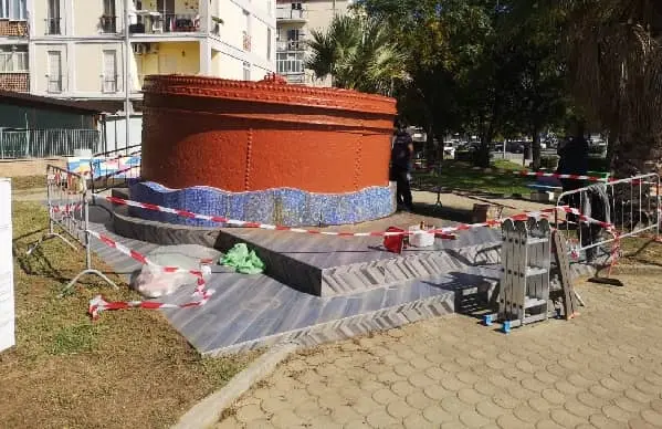 FLASH - Lavori di restauro alla 'Gutta' sul lungomare