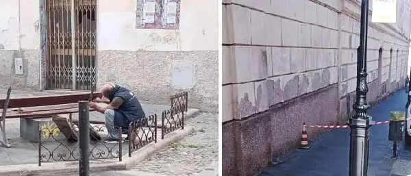 Centro storico: isola pedonale con 'prove' di decoro