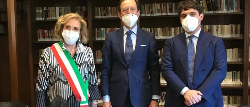 L’ambasciatore tedesco Elbling ricevuto dal presidente Polimeni e dall’assessore Carrozza