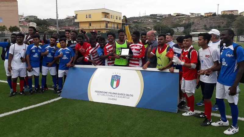 Torneo Refuggee Teams FIGC -SGS, la vittoria al Centro di accoglienza di San Sostene